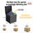 EHHLY Deck Box, 51 Gallon Package Bin Delivery Box for Outside Front Porch, Small Patio Outdoor Storage Boxes Waterproof, UV Resistant Plastic Resin Pool Storage Bins with lids-102731331