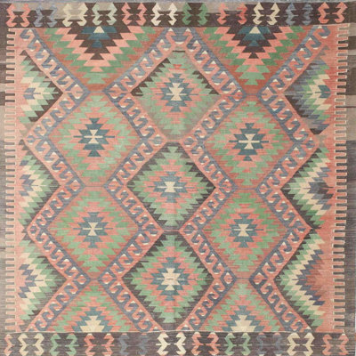 Tapis brun / vert Imala