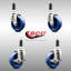 Ensemble de roulettes extensibles en poly 316