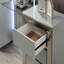 Ensemble de meuble-lavabo 1 pièce avec base de tabouret Glam Style