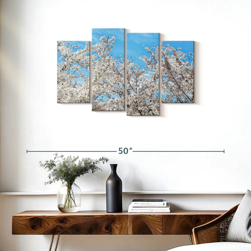 Célèbres fleurs de cerisier Harnek I, H 22 po x l 36 po