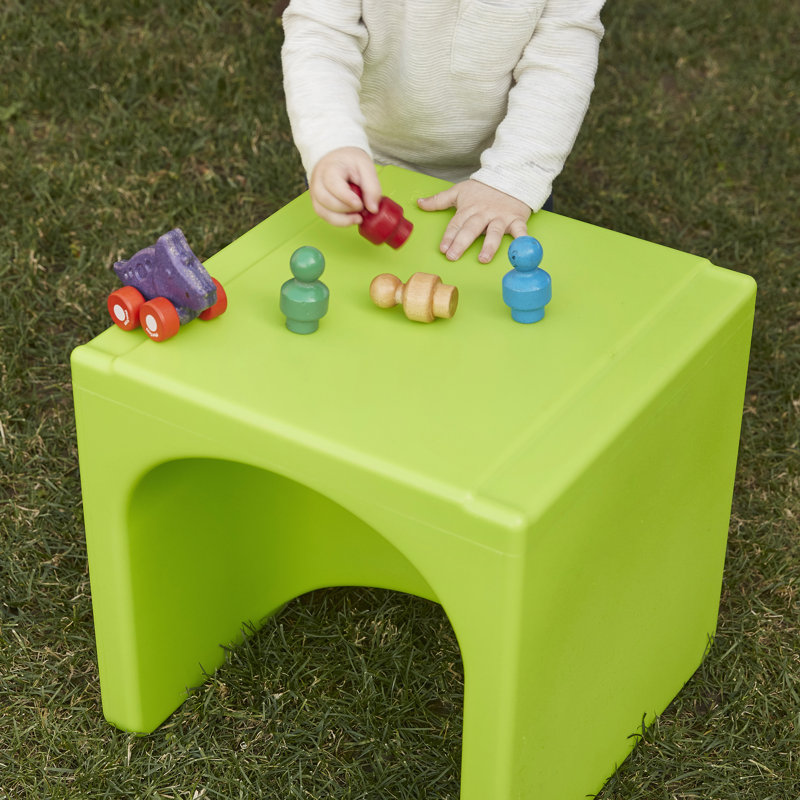 Chaise pour enfant ECR4Kids Tri-Me 3-en-1, mobilier pour enfants, Vert citron, 1