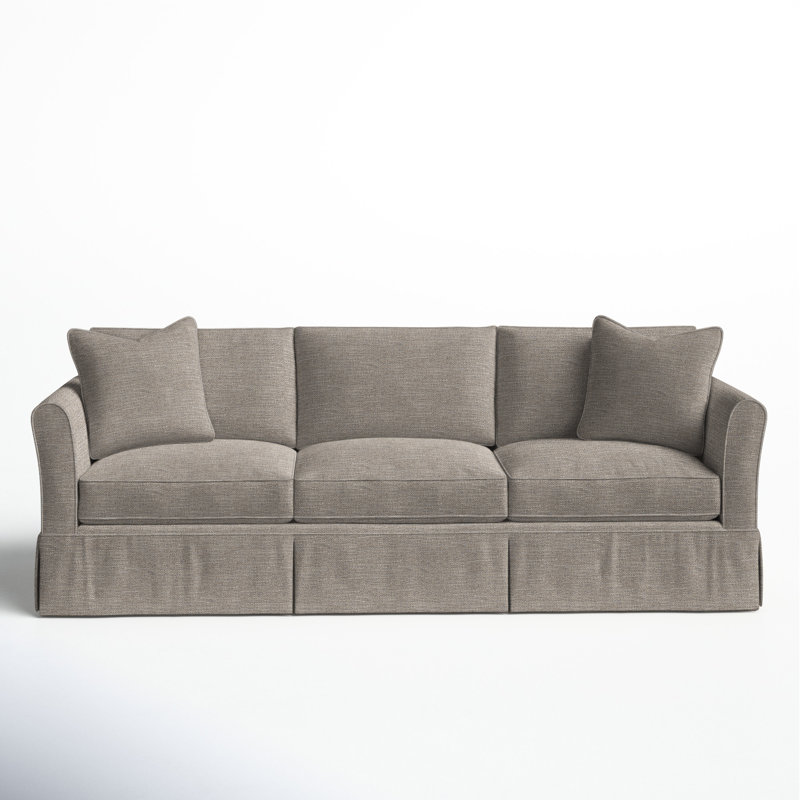Canapé rembourré 83 po Shelby, Tissage natté lin Drusky Sustain®