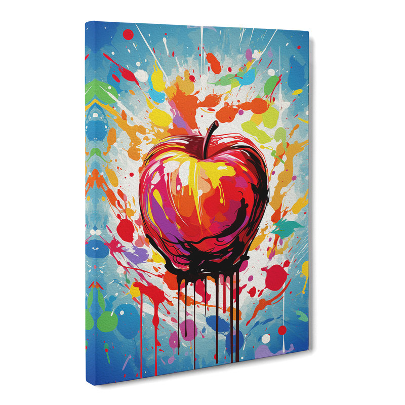 Apple Abstract - Wrapped Canvas, 50cm H x 35cm W x 3cm D