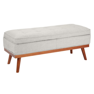Boyu Polyester Blend Upholstered Storage Bench