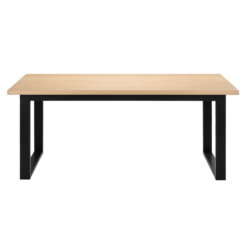 Ski-Leg Solid Wood Base Dining Table