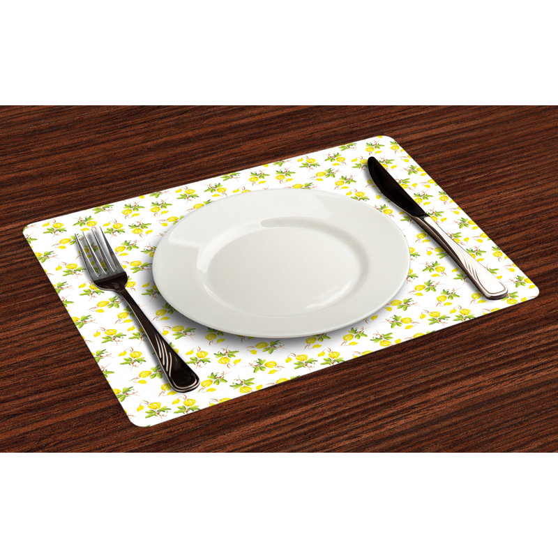 Polyester Food & Drink Rectangle Placemat