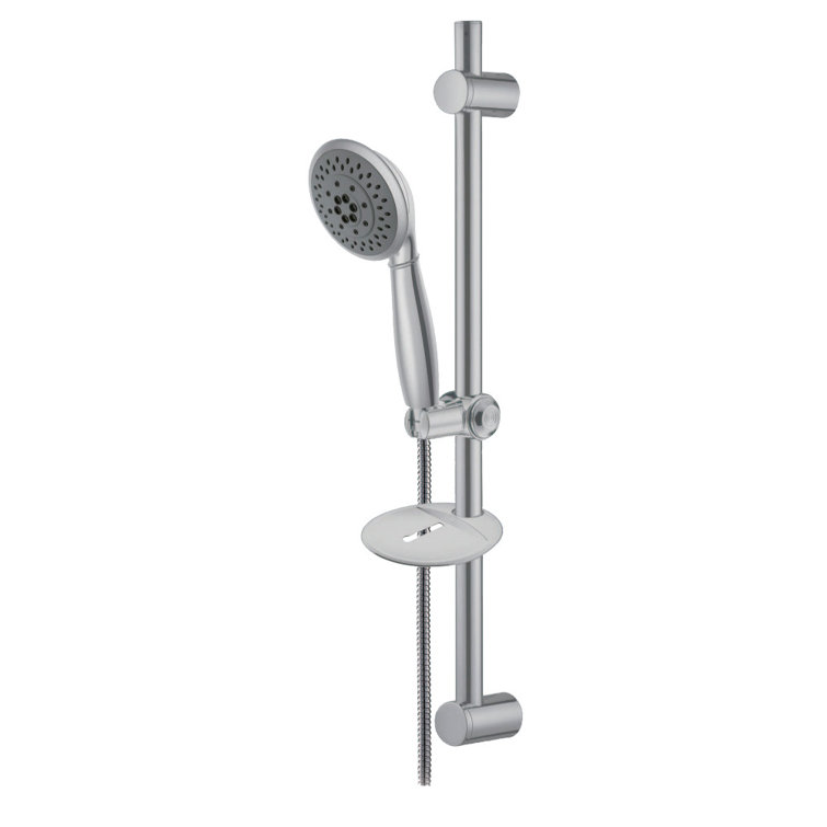 Kingston Brass Shower Scape 5-Function Hand Shower Set with Slide Bar Kit