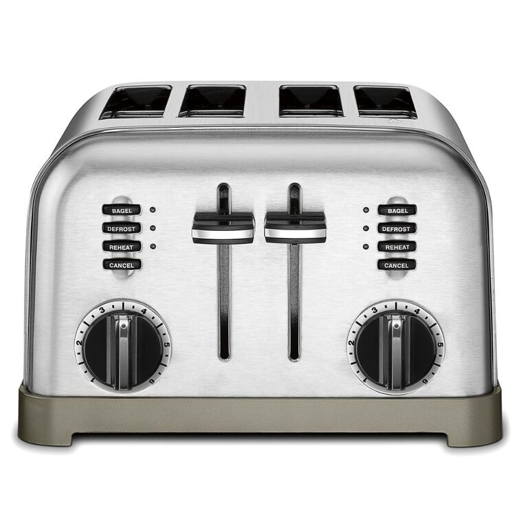 Cuisinart 4-Slice Brushed Stainless Hybrid Toaster