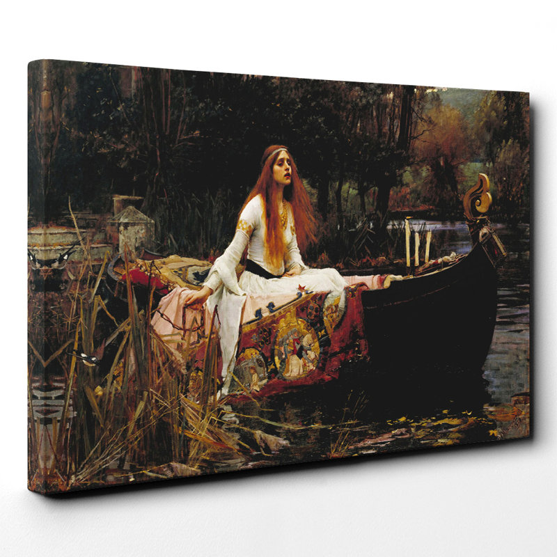 John William Waterhouse - Wrapped Canvas Painting, 50cm H x 76cm W