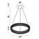 Sassi Dimmable LED Round / Oval Chandelier