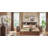 Etsuyo Farmhouse King Bed Frame with Headboard and Power Outlets,  Wood Platform Bed with Storage, 4 Drawers ,Led Light, No Box Spring Needed-1226847255