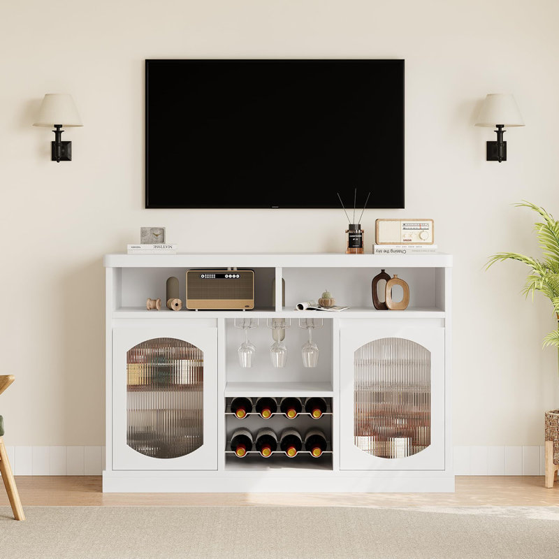 Armoire à boissons alcoolisées 47 "avec support à vin
