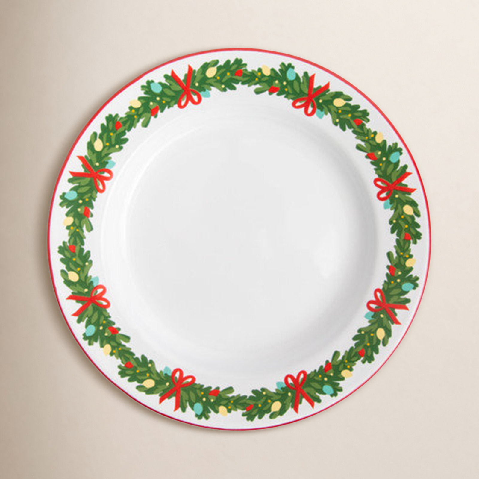 Christmas Garland 10" Salad Plate