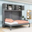 Lit escamotable avec tablettes confort peu encombrantes-1775242357-1775242359