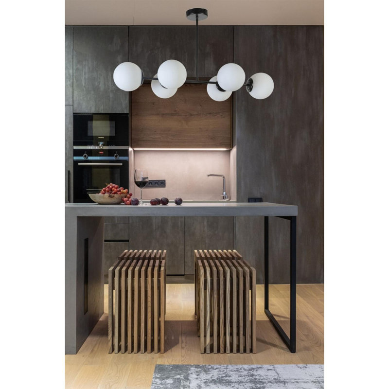 Chandle Chandelier, Black/White
