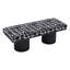 Banc Sonila noir et blanc
