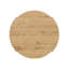 Estie Round Wood Slatted End Table With Open Shelf-1260768201
