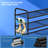 32'' Wide 3-Tier Metal Mesh Shoe Rack for Closet, Stackable and Adjustable, Good for High Heels-1156727743