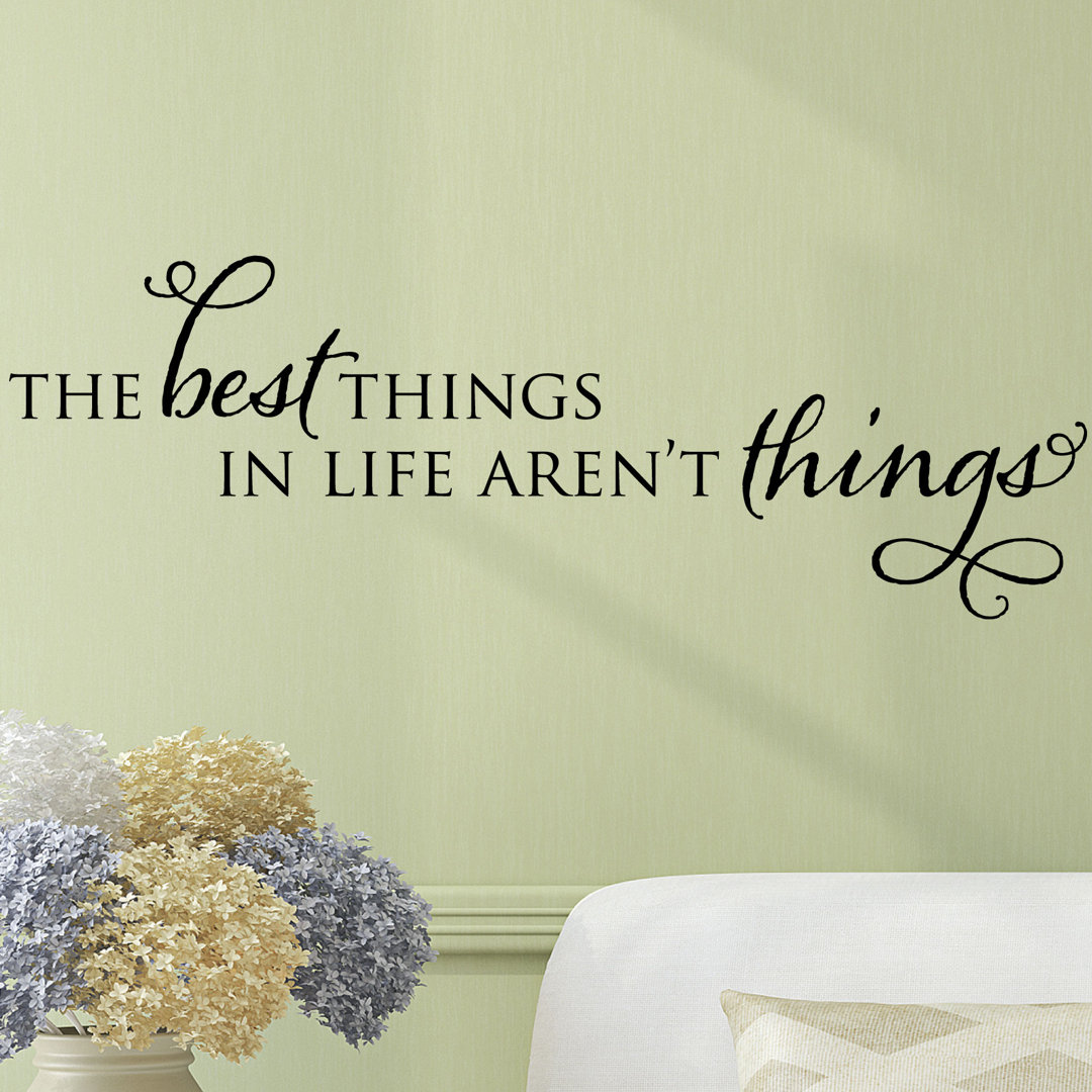 Text & Numbers Non-Wall Damaging Wall Decal East Urban Home