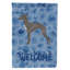 Caniche en polyester à 2 côtés 40 x 28 po standard welcome drapeau maison-957492887