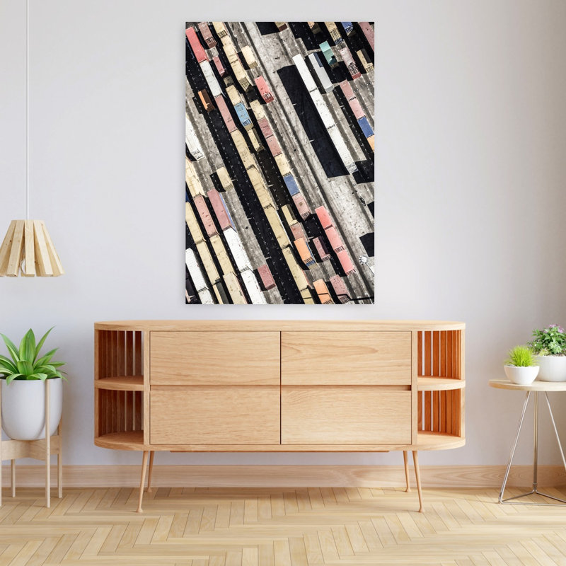 Art contemporain, art contemporain abstrait, H 48 po x l 32 po