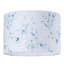 20 cm H Drum Cotton Lamp Shade ( Screw On ) in Blue and White