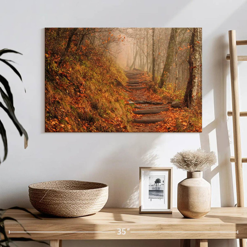 Alvord Misty Autumn Appalachian Trail, 16" H x 24" W