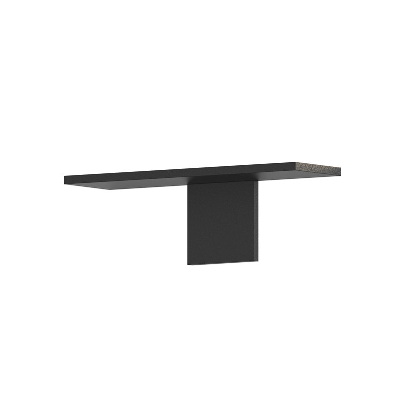 Applique murale base, Noir texturé