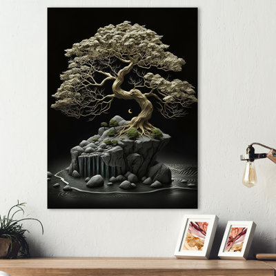 " Bonsai Tree On Rocks I "