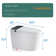 Modern Smart Toilet with Bidet, Auto Open/Close, Foot Sensor, LED Display, Warm Water & Dryer