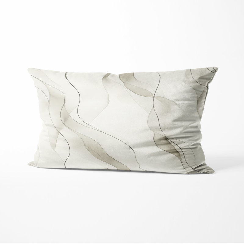 Coussin décoratif abstrait Abstract, H 12 po x l 20 po