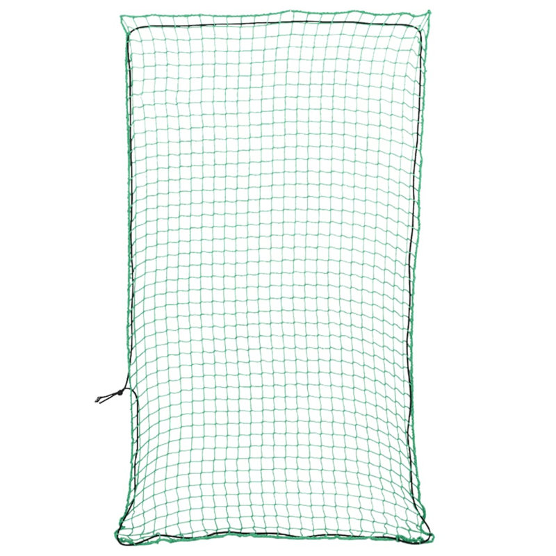 Vidaxl Trailer Net With Elastic Rope Green PP, 13.1" W x 8.2" D