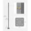 Songmics 11.5 cm W x 11.5 cm D Steel Freestanding Awning