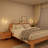 1 Pack Modern Gold Deer Antler Wall Sconce With Led String Lights, Glass Globe Light Fixture For Bedroom & Living Room