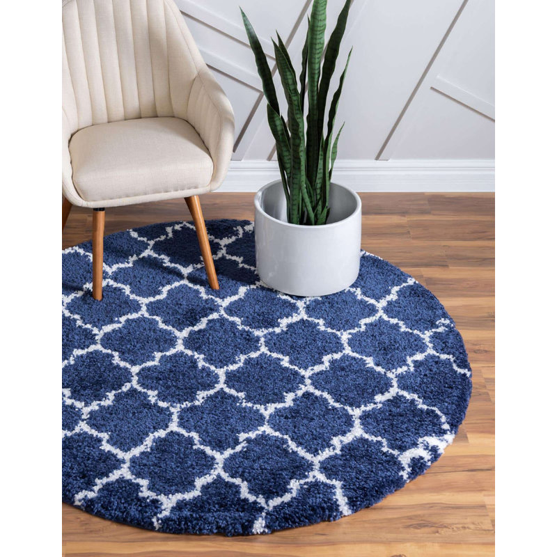 Walsenburg Oriental Indoor Rug, Round 5'