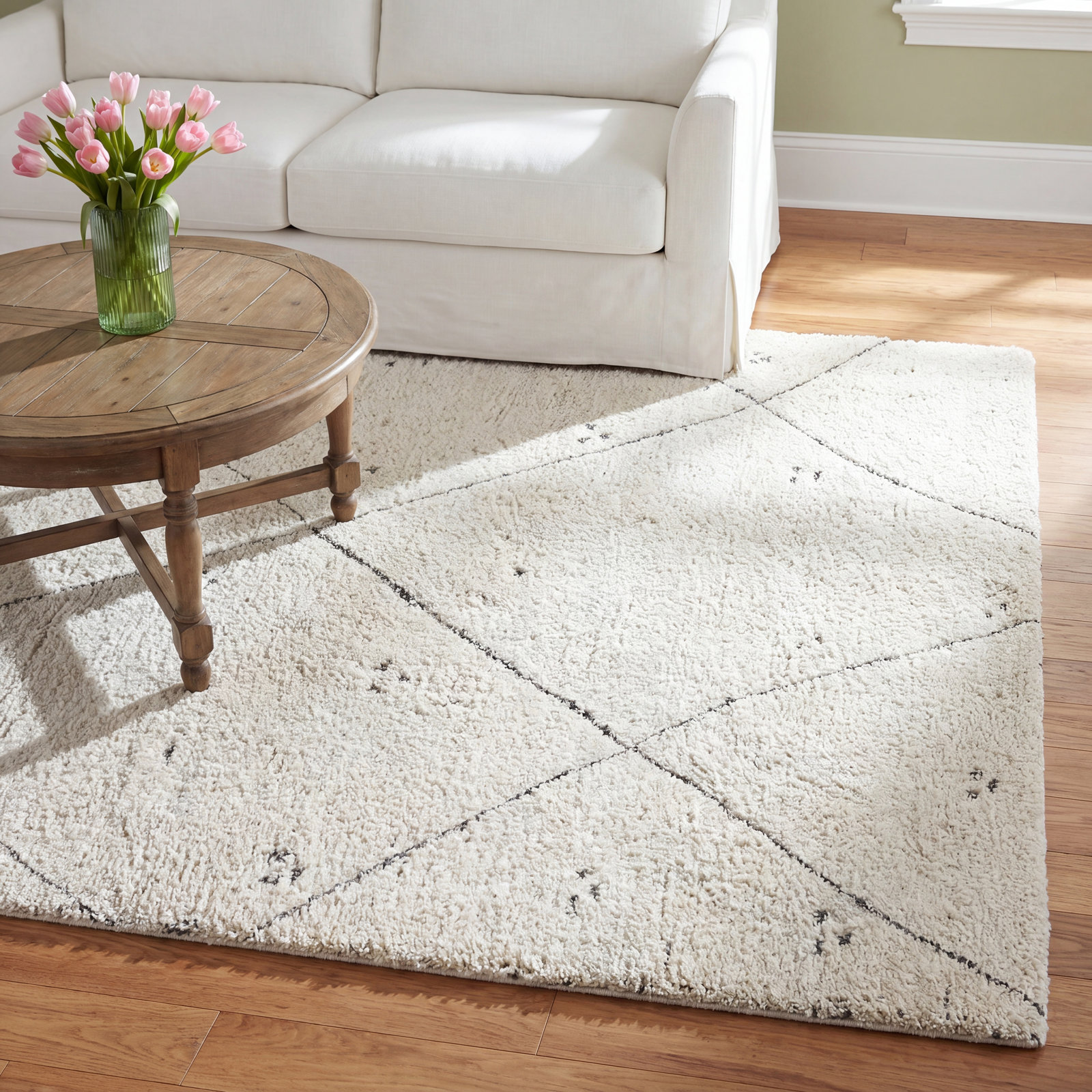 Damani Hand-Tufted Wool Rug, Rectangle 6' x 9'