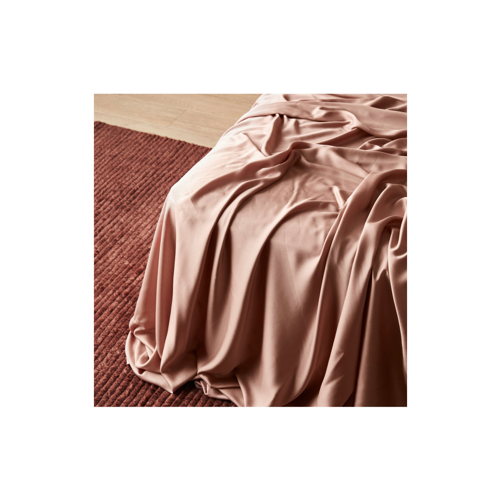 Signature Sateen Sheet Set, Cal King Sheet Set with 3 Additional Pieces, Almond