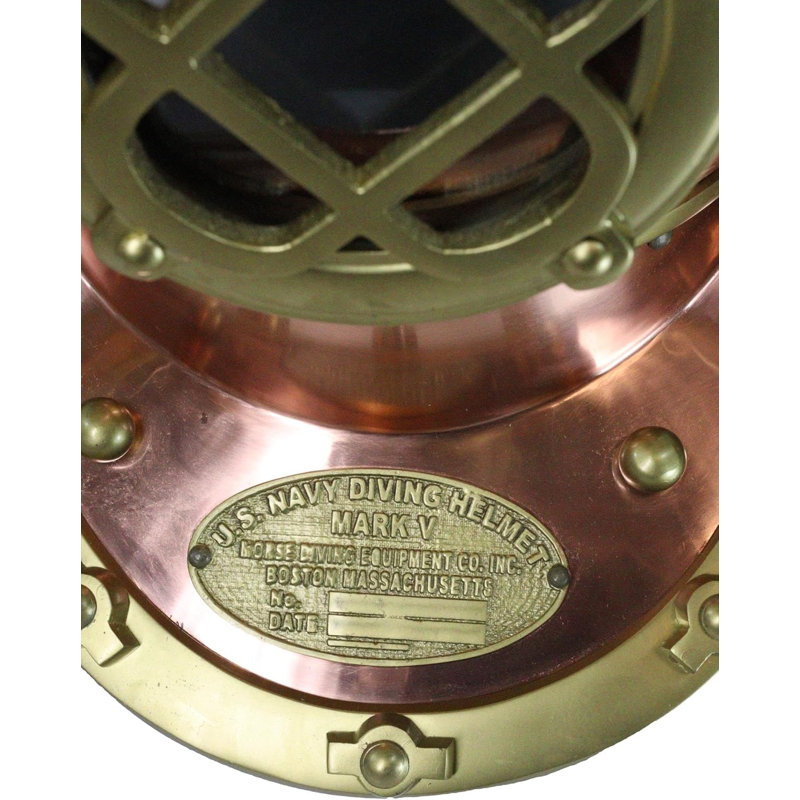 Grand casque de plongée nautique Steampunk