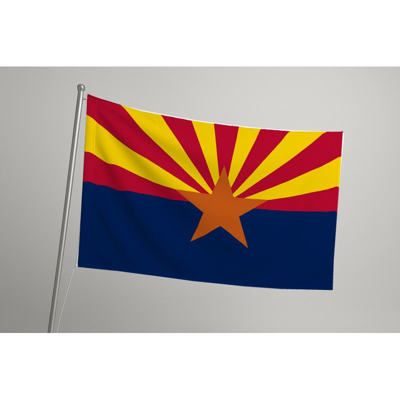 Drapeau de l'État de l'Arizona - drapeau extérieur