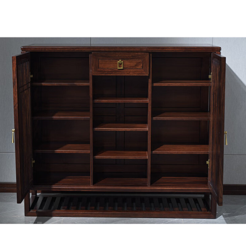 Chinese style living room home shoe cabinet