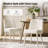 Verity Modern Upholstered Dining Chair with Ergonomic Design Set of 4-339868265