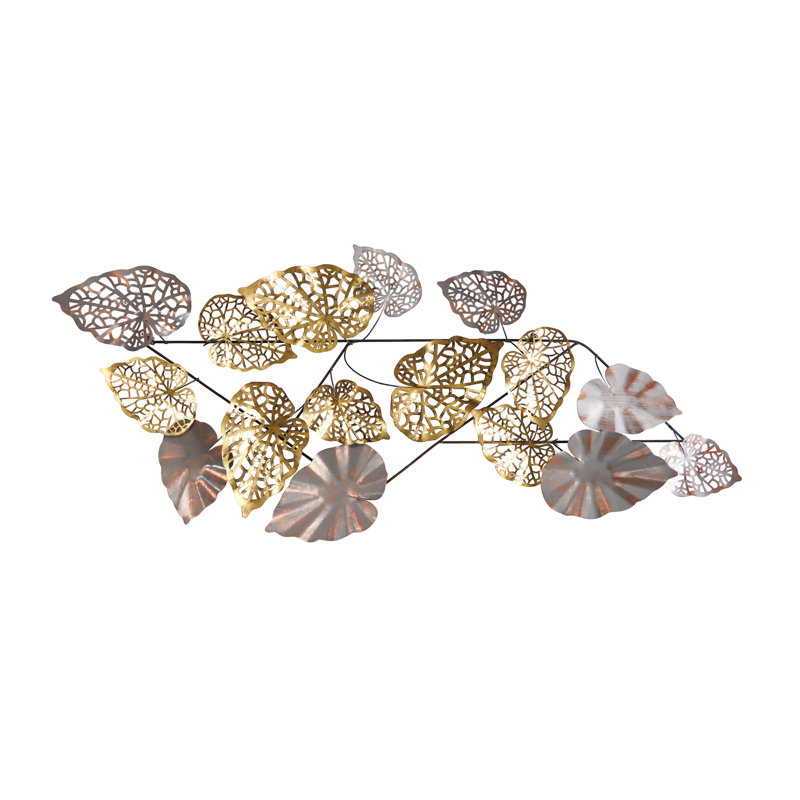 Coastal Plants & Flowers Wall Decor on Metal