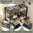 Twin XL Over Twin XL Bunk Bed with Ladder and Guardrails, Metal Heavy Duty Bunk Bed Frame with Sturdy Slats, Noise Free, No Box Spring Needed, Black