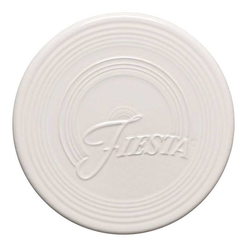 Très grand sous-pied Fiesta 8 1/4 po, Blanc