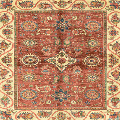 Tapis décoratif multicolore à motif abstrait