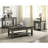 Antique Gray Finish Side Table With Coffee Detailing, Drawer & Shelf And Living Room End Practical Design-118321550