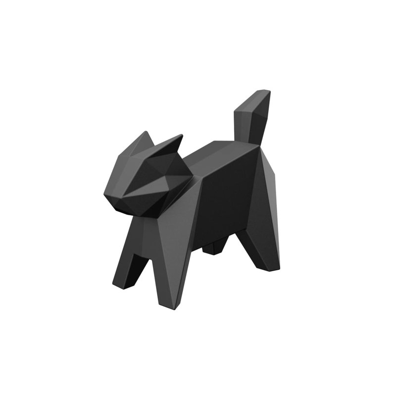 Cat Garden Statue, Anthracite