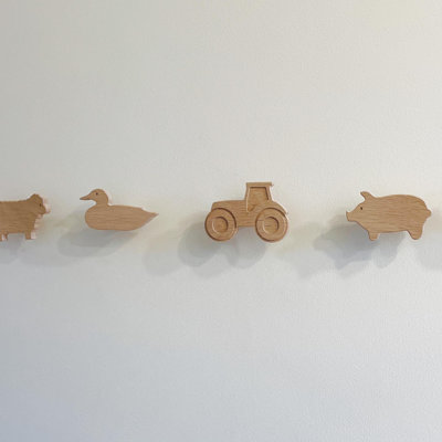 Usamah Solid Wood Wall Wall Hook