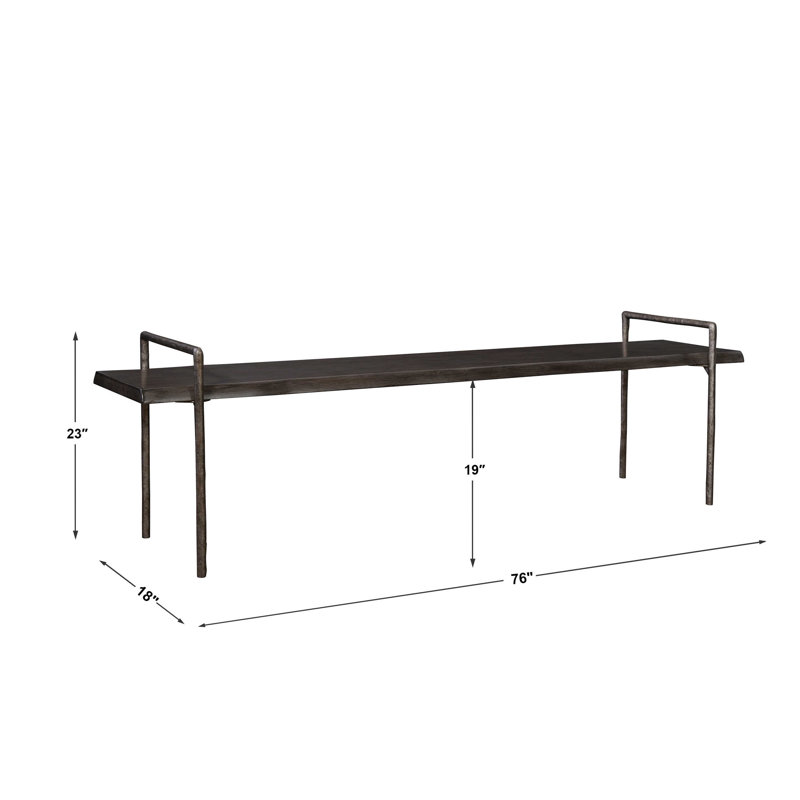 Uttermost Chandos Wooden Bench